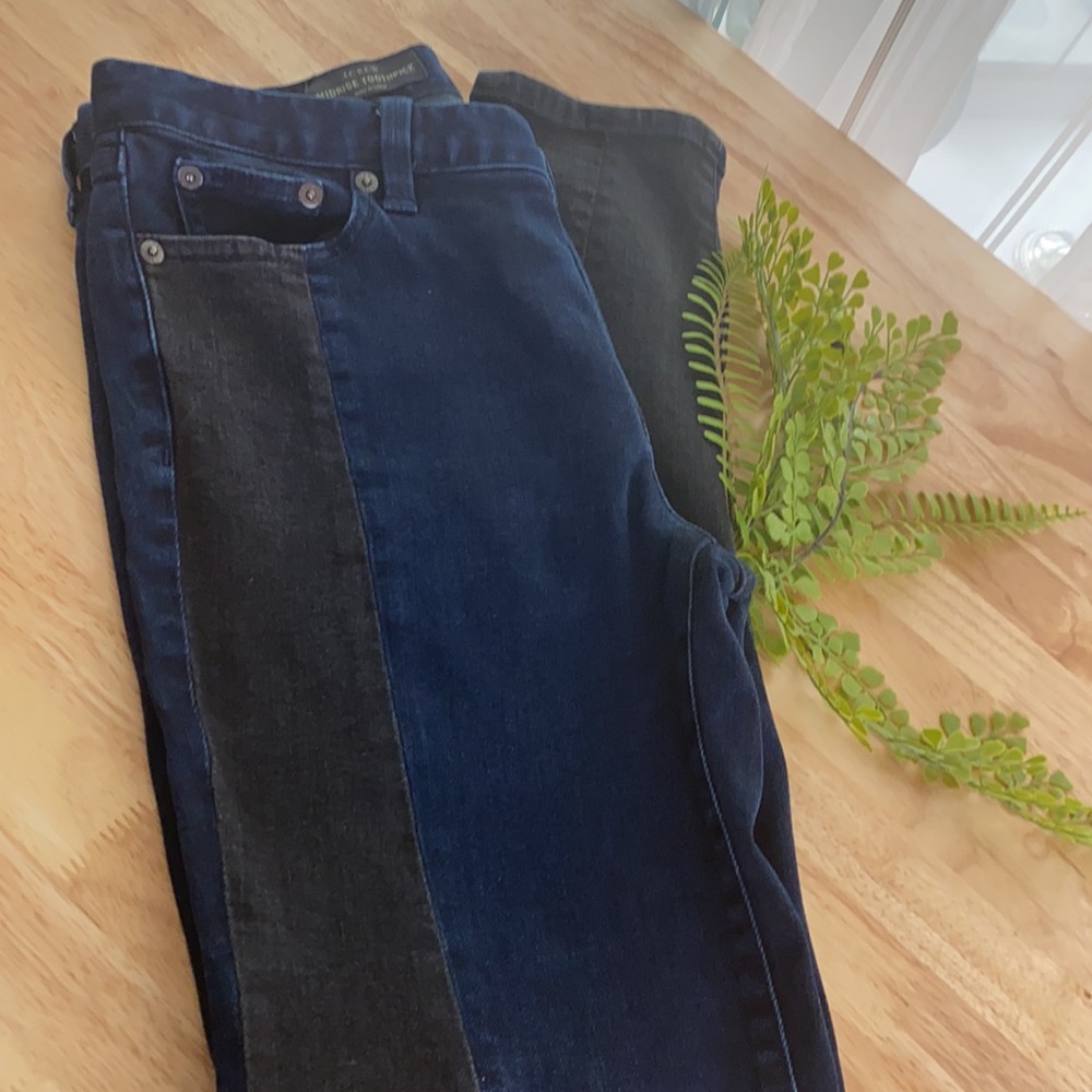 J Crew Jeans Color block Skinny